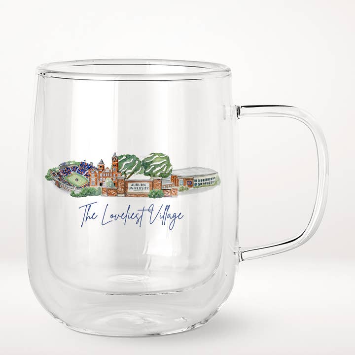 Landmark Glass Mug | Auburn