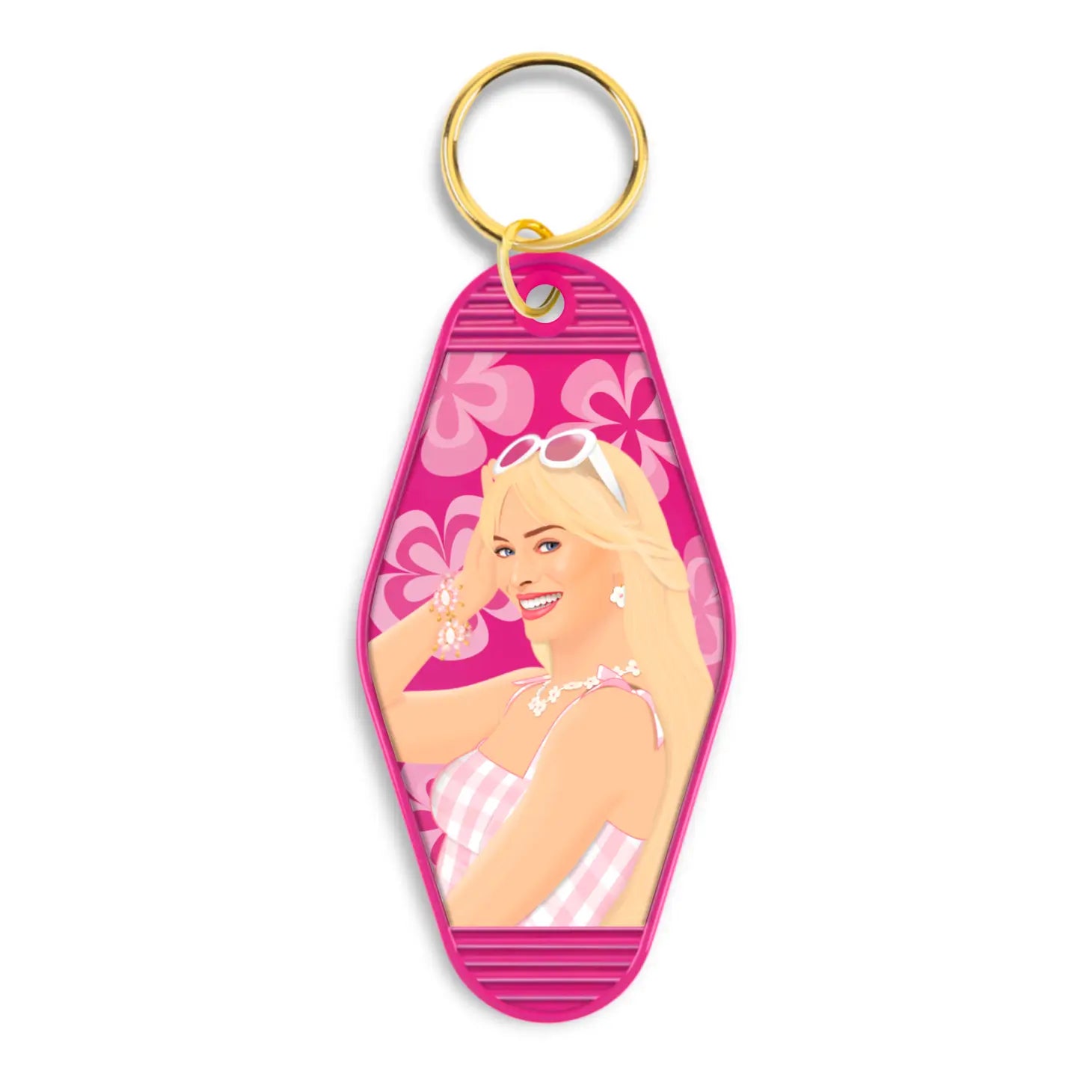 Barbie the Movie Margot Robbie Motel Keychain