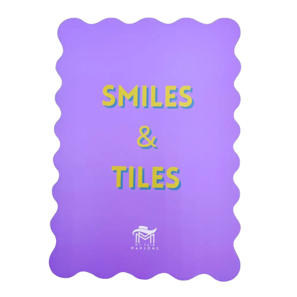 Mahjong Shuffle Card | Purple Smiles