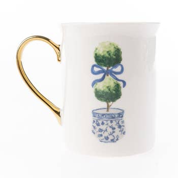 Gold Handle Mug | Topiary