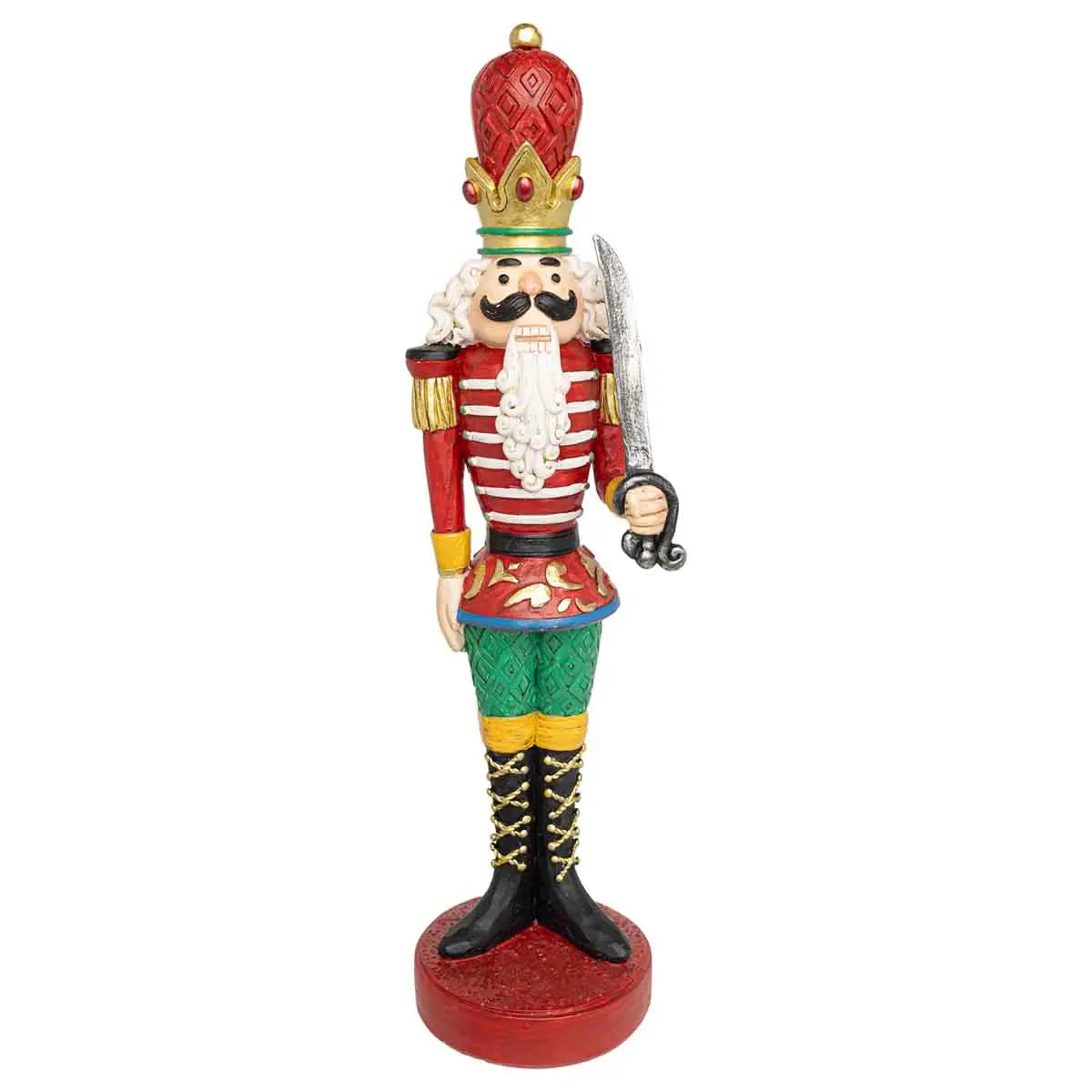 10" Tall Roland Resin Nutcracker