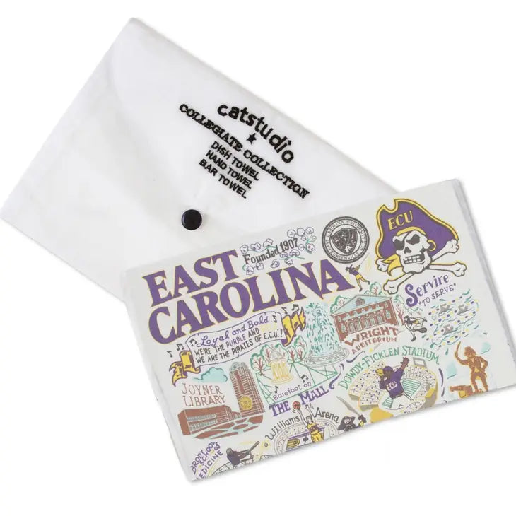 East Carolina University Collegiate Dish Towel