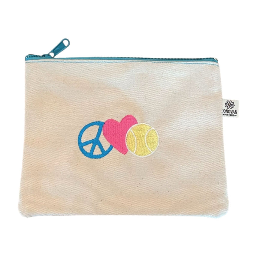 Peace Love Tennis Bittie Bag