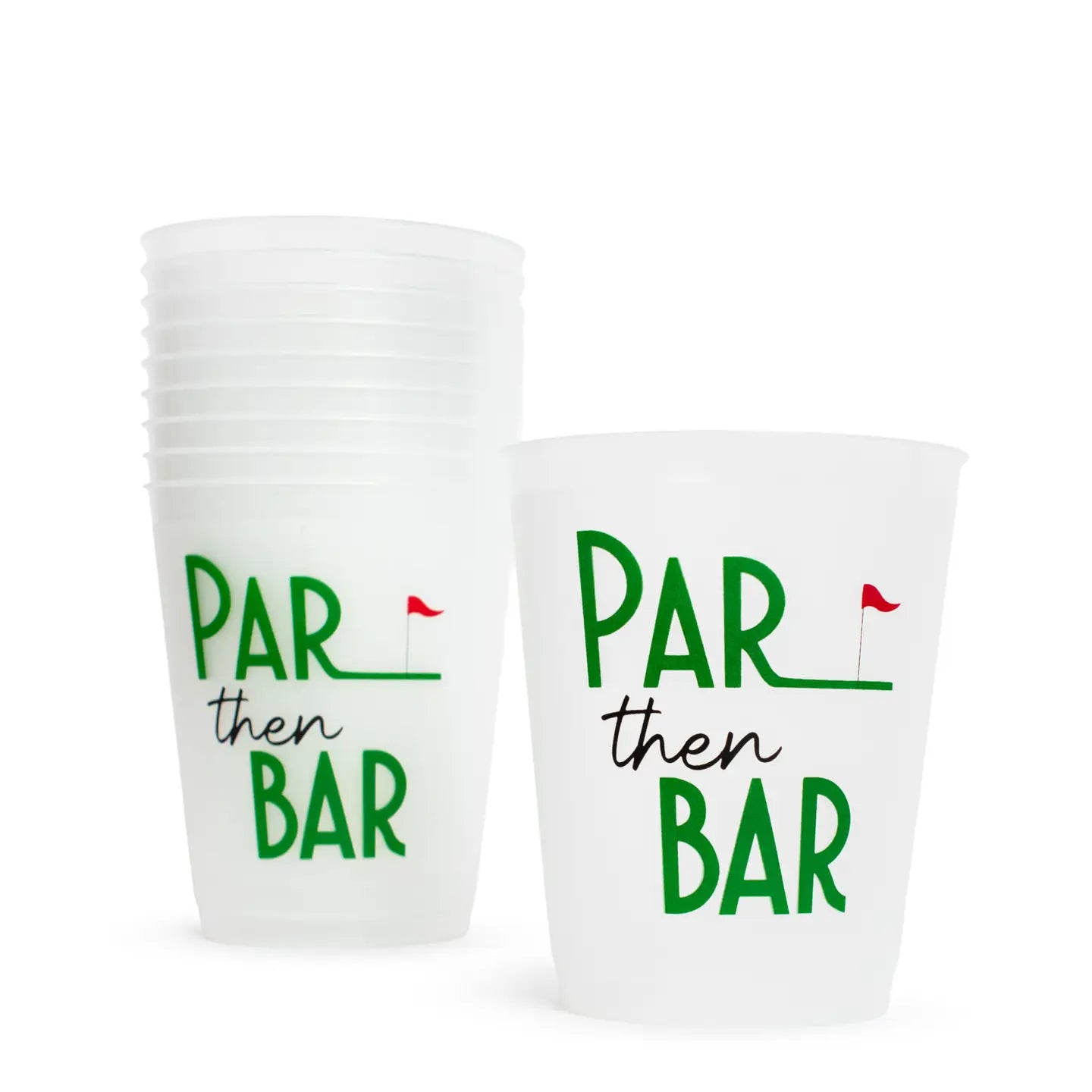 Par then Bar Party Frosted Cups