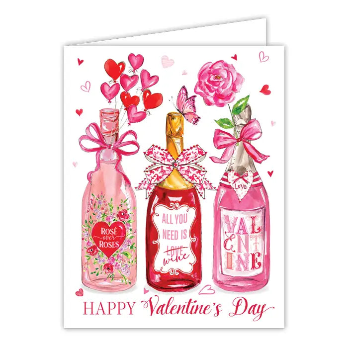 Greeting Card | Valentine's | Bottles