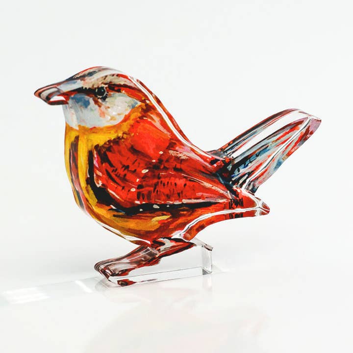 Wren Acrylic Block