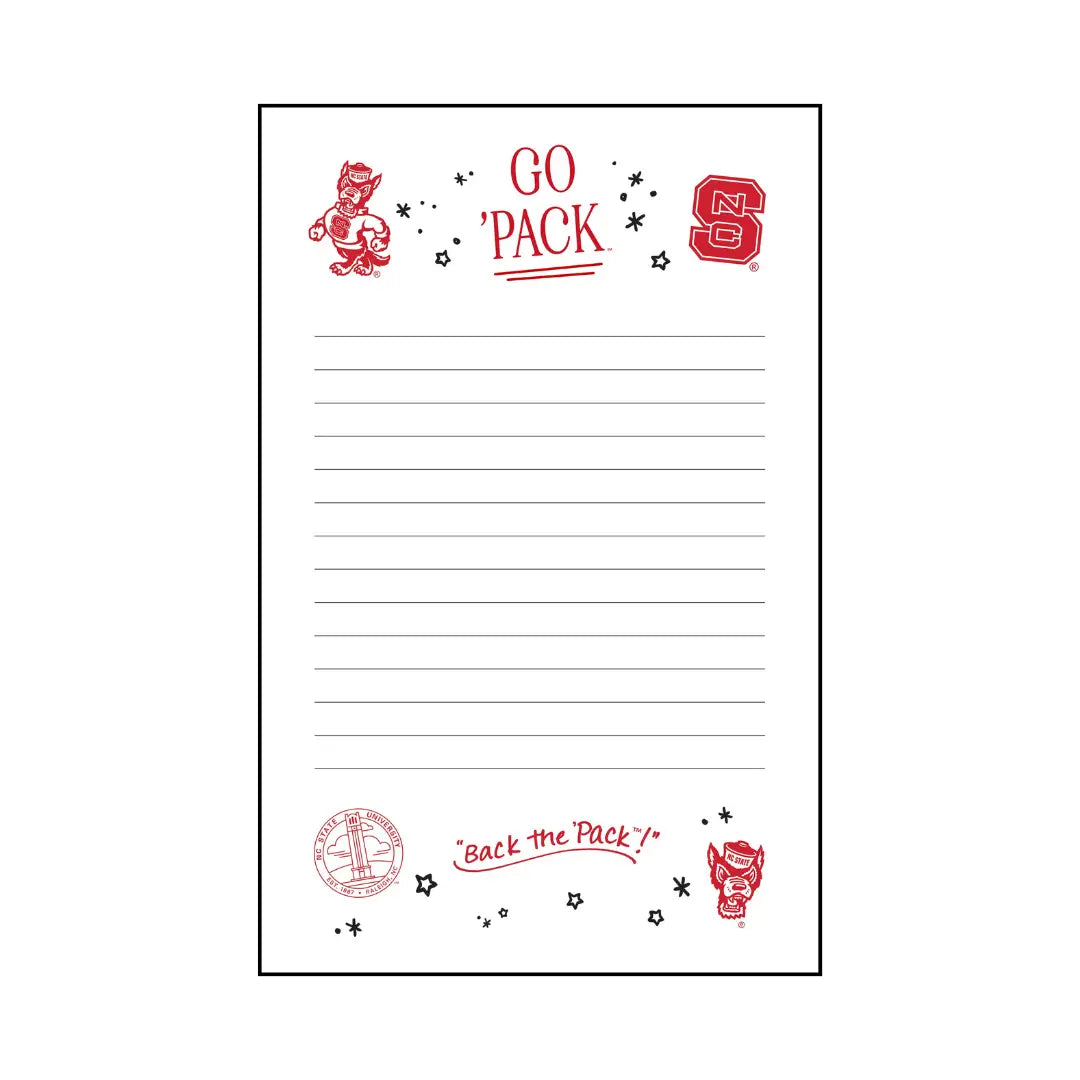 N.C. State Confetti Notepad