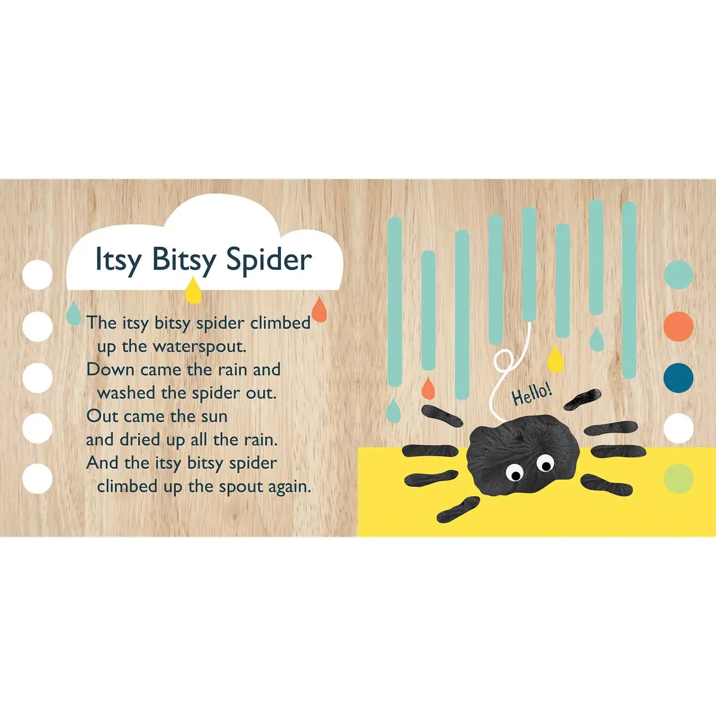 Touch and Trace Nursery Rhymes: Itsy Bitsy Spider