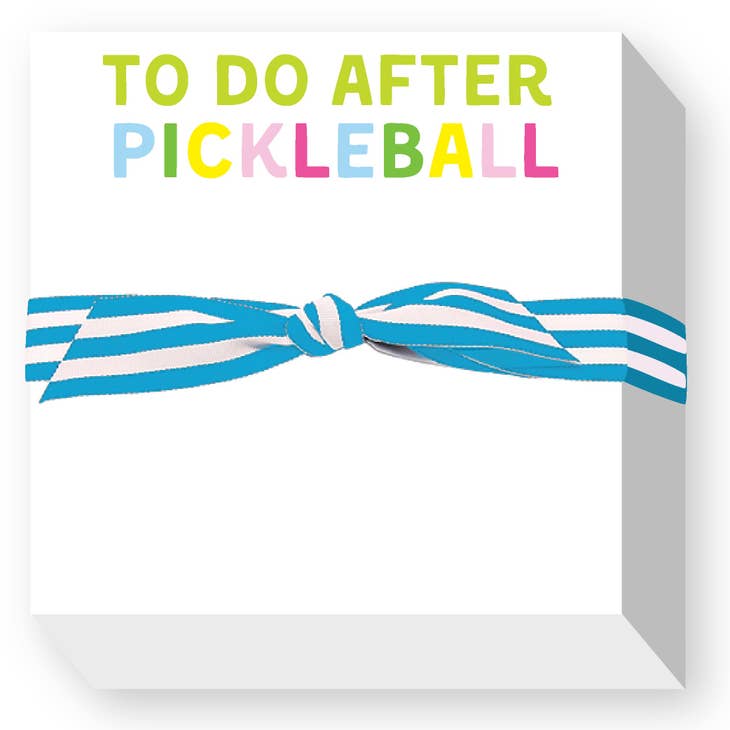To Do After Pickleball Chubbie Notepad
