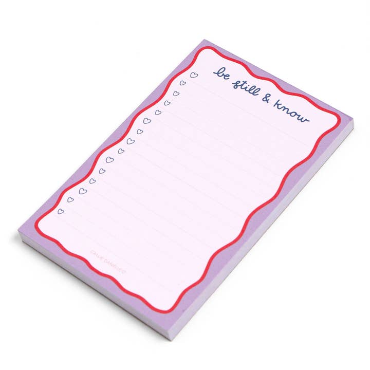 Notepad | Be Still & Know