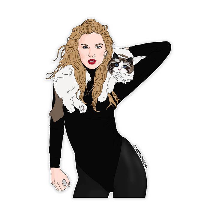 Sticker - Karma is a Cat