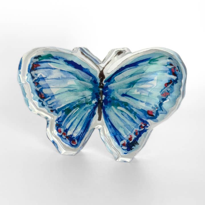 Bitty Acrylic | Blue Butterfly