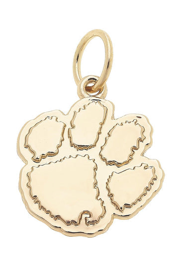 Charm | Clemson Logo Gold