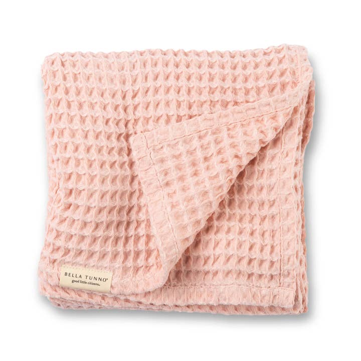 Waffle Baby Blanket | Blush Pink