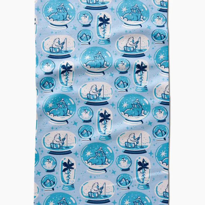 Tea Towel | Winter Snow Globe Collection