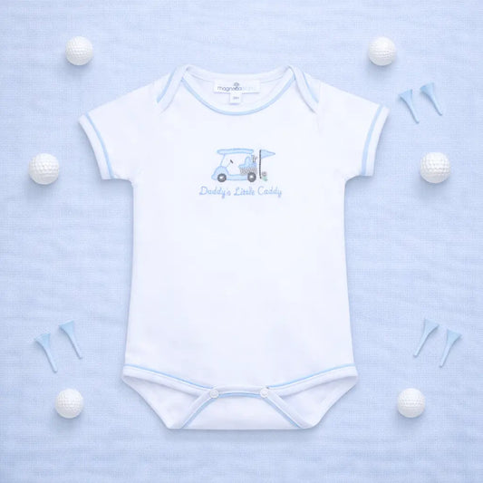 Little Golfer Bodysuit | Light Blue