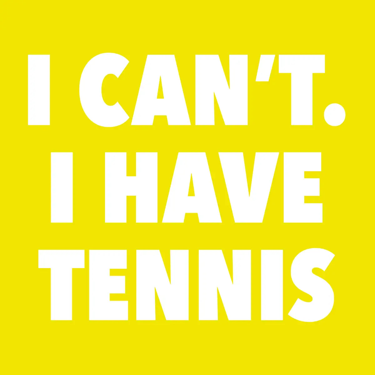 Cocktail Napkins | I Have Tennis