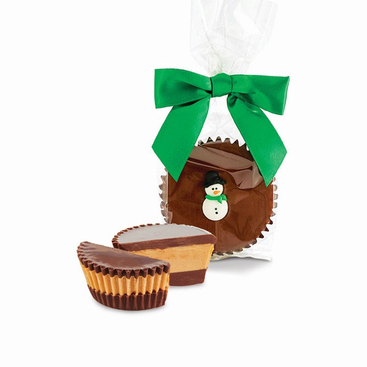 Jumbo Holiday Milk Peanut Butter Cup | Snowman