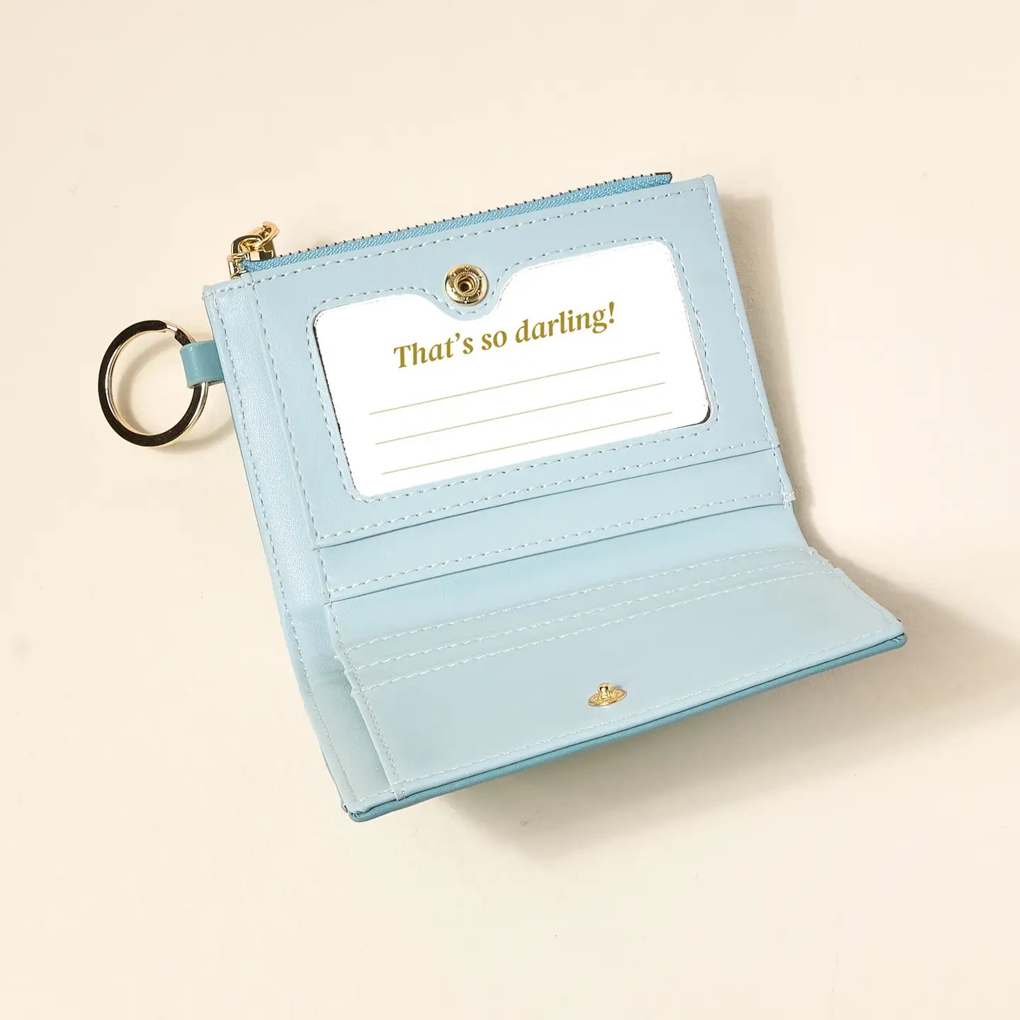 Luxe Pocket Wallet | Misty Blue