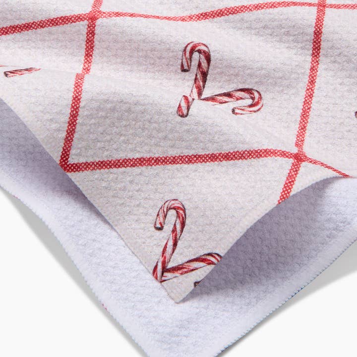 Tea Towel | Festive Candy Canes