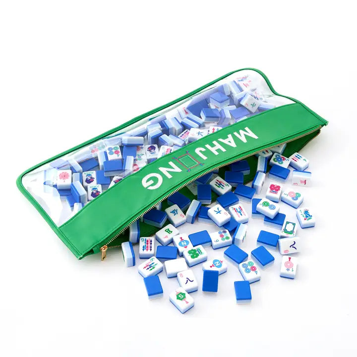 Mahjong Bag | Stitched | Green