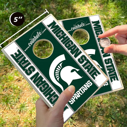Coinhole Tabletop Game Set | Michigan State