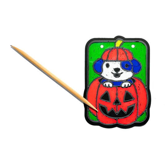 Mini Scratch & Scribble Window Banner Kit - Boo Buddies