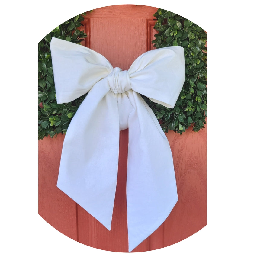 Linen Sash | White