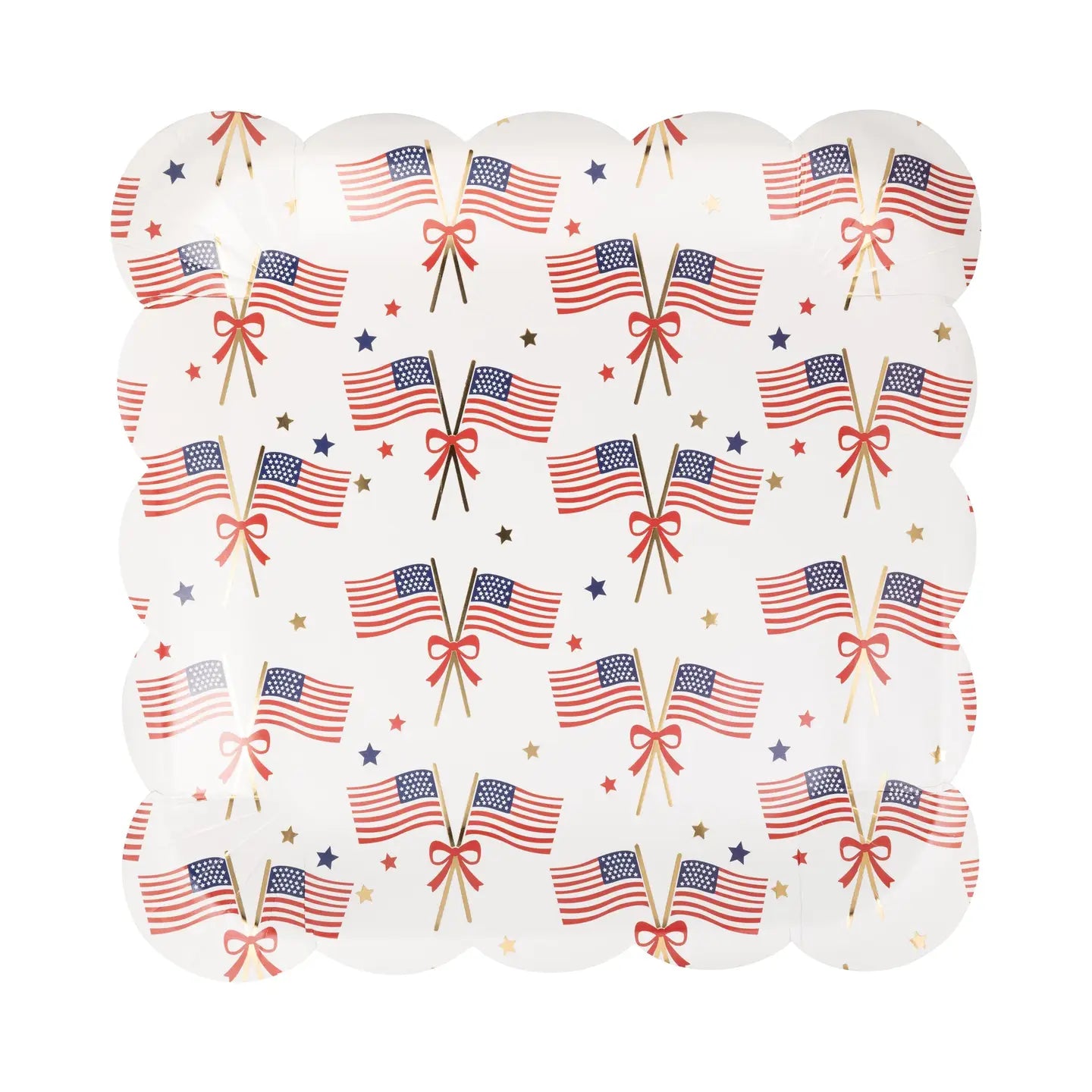 Flag Square Plates