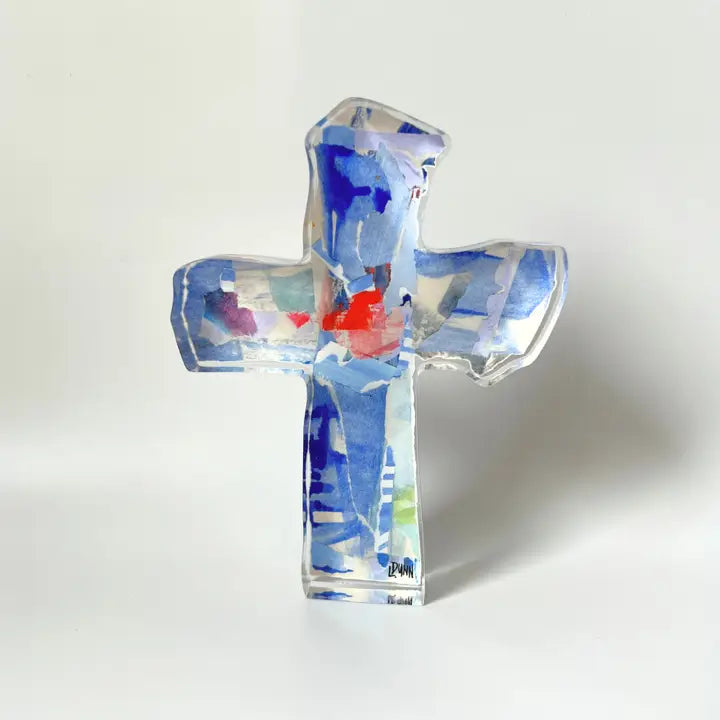 Acrylic Cross | Periwinkle