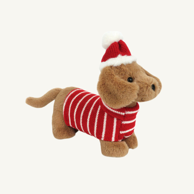 Jingle Holiday Dachshund Plush