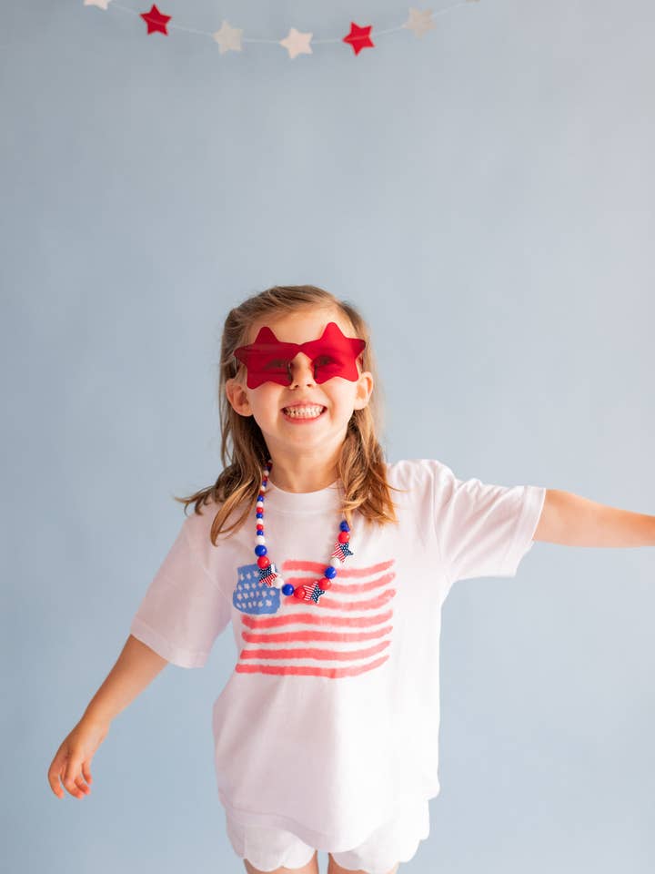 Watercolor Flag T-Shirt | Youth