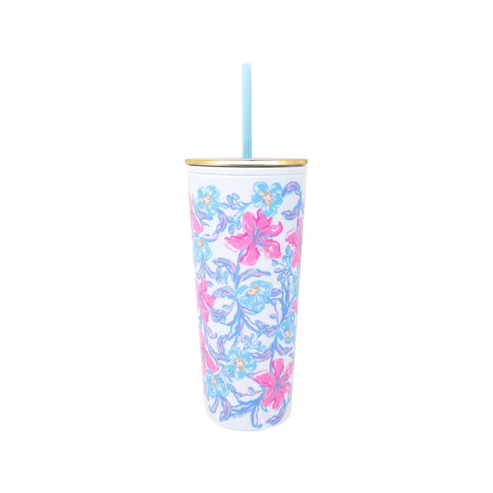 Tumbler with Straw | Beachside Haven