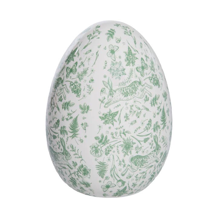 Mini Rustic Ceramic Egg Figurine
