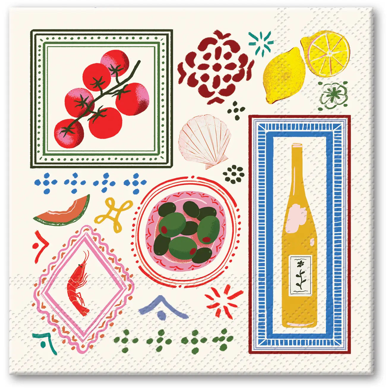 Mediterranea Destinations Beverage Napkins