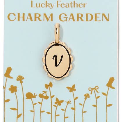 Charm Garden | Scalloped Initial | Assorted Letters