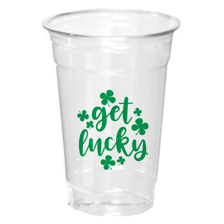 St. Patrick's Day Disposable Cups | Get Lucky