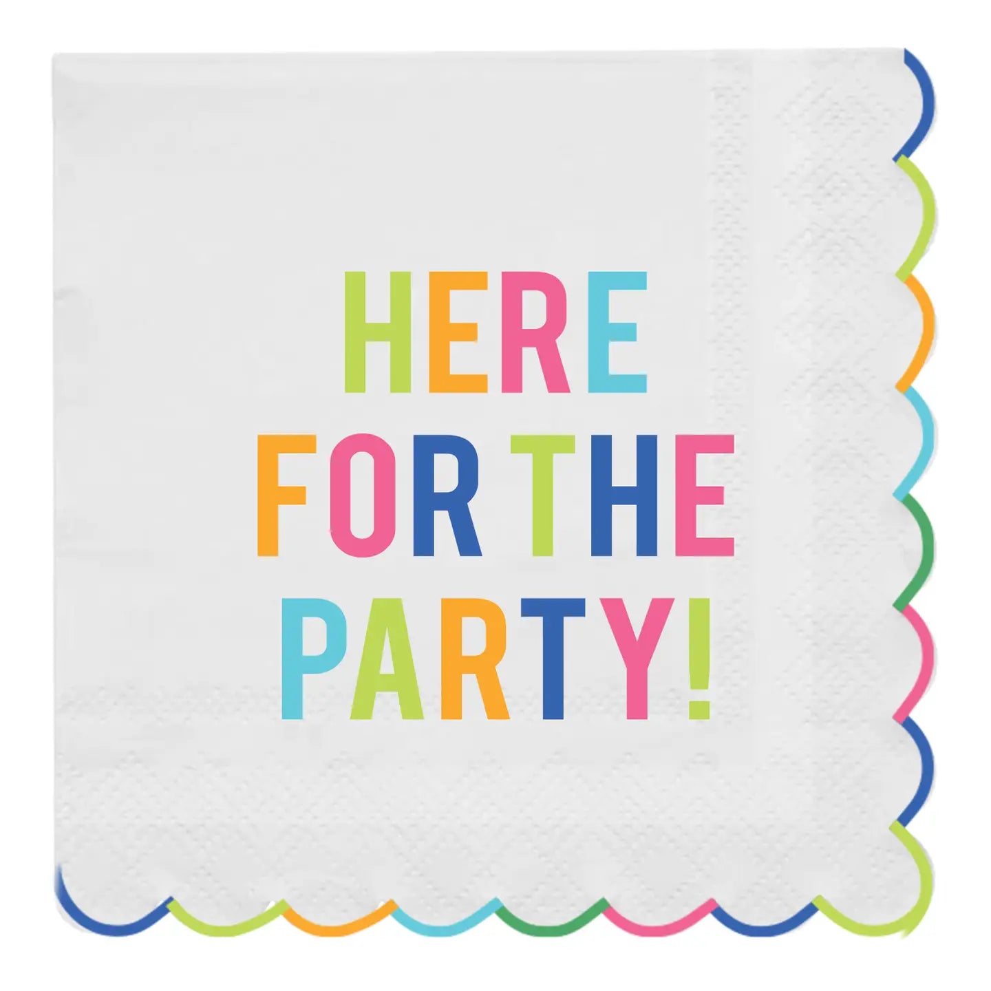 Cocktail Napkins | Here For The Party