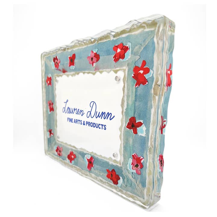 Acrylic Frame | Vintage Blues