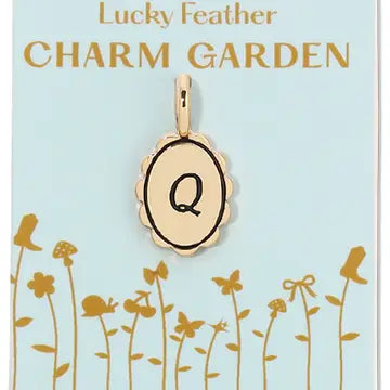 Charm Garden | Scalloped Initial | Assorted Letters