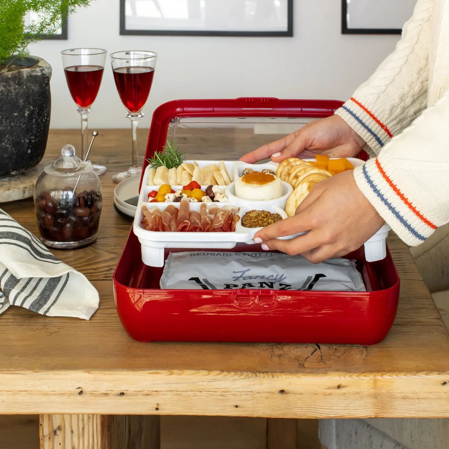 Fancy Panz® Accessory - Charcuterie & Veggie Trayz Insert