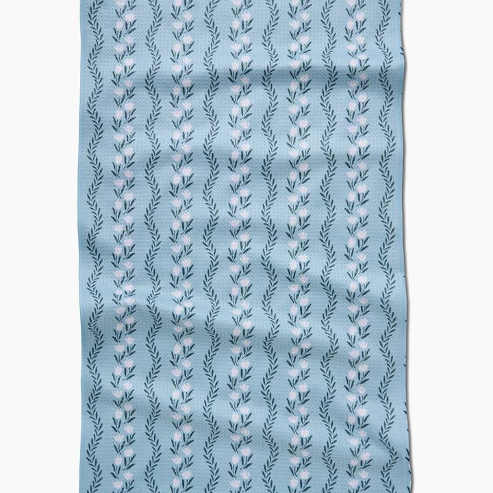Tea Towel | Vintage Floral Stripe