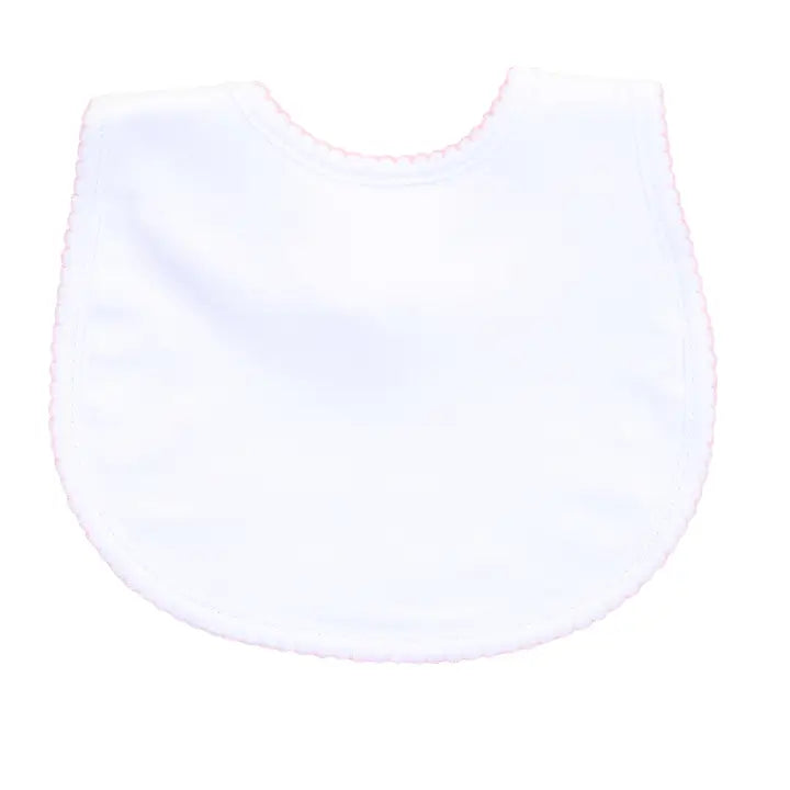 Essentials Bib | Pink Trim