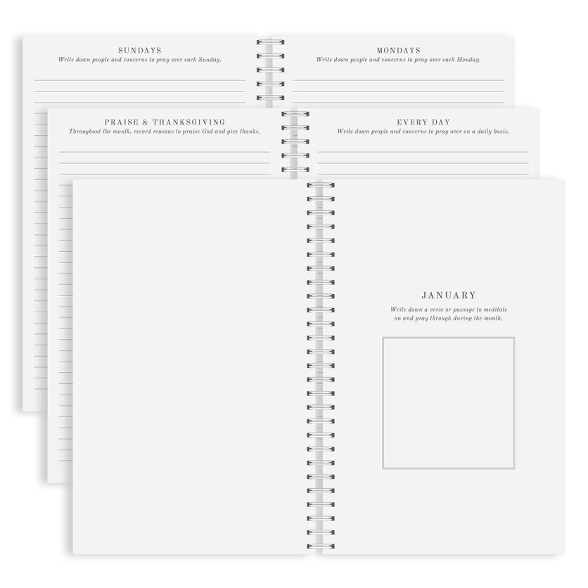 Yearly Prayer Journal | Rose Floral