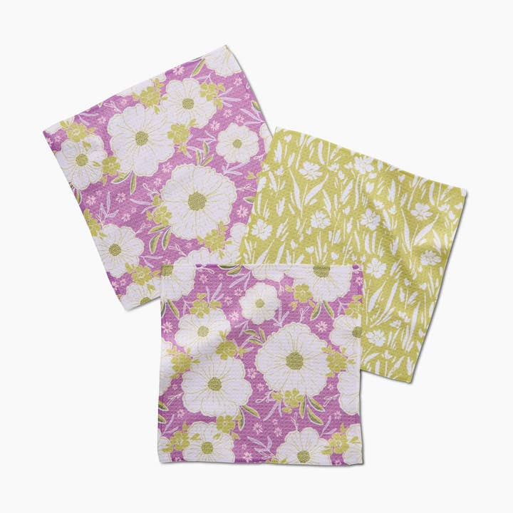 Dishcloth Set | Field of Spring Flowers