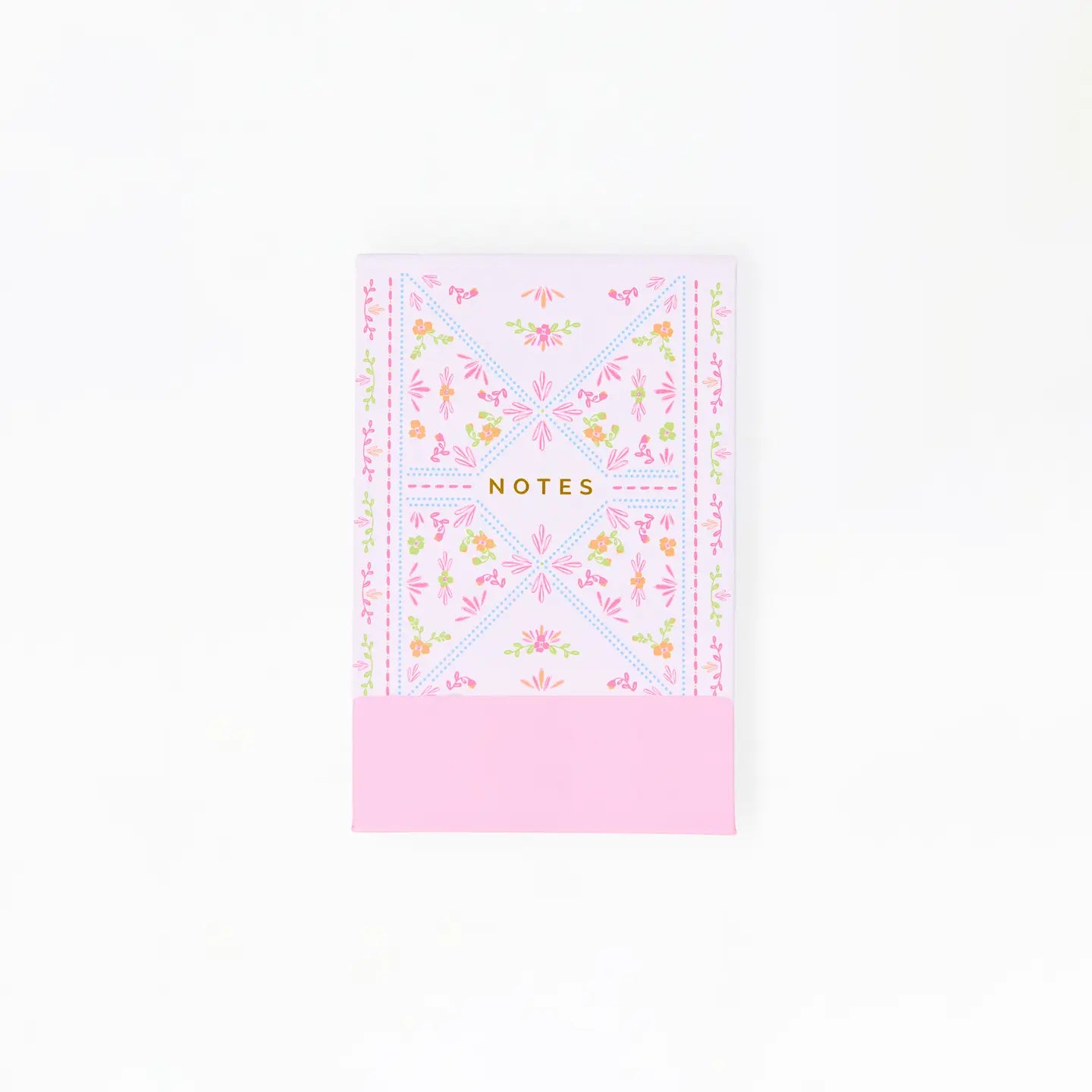 Flip Notepad | Floral Stitch