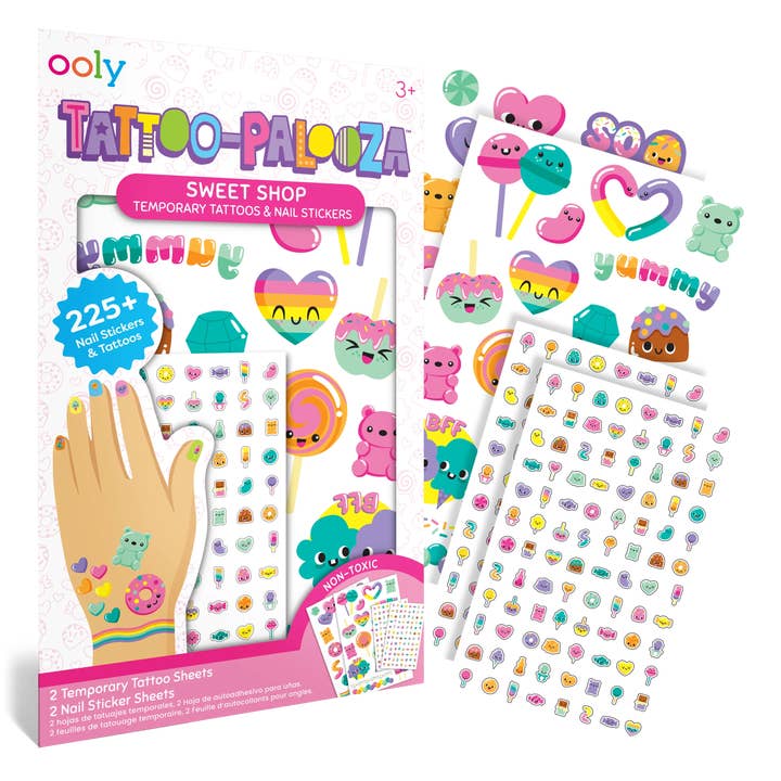 Tattoo Palooza | Nail Stickers & Temporary Tattoos | Sweet Shop