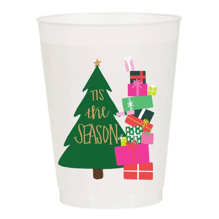 Frosted Cups | Tis' the Season Tree Gifts