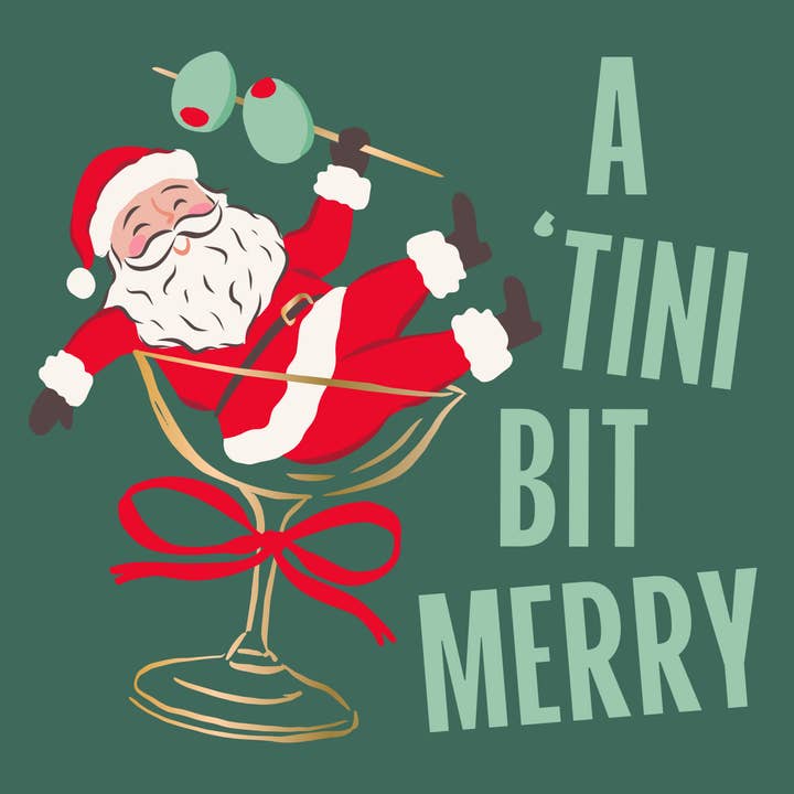 Cocktail Napkins | A Tini Bit Merry