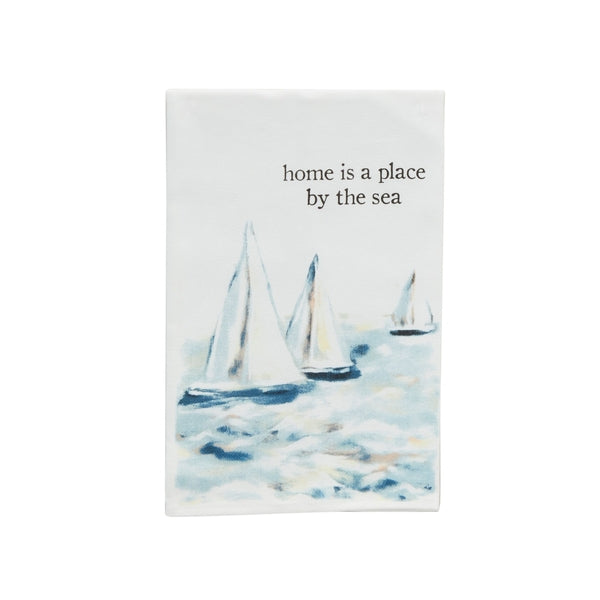 Sailboat Printed Tea Towel